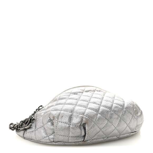 Chanel Metallic Calfskin Quilted Banane #234468C19B - Picture 3 of 12